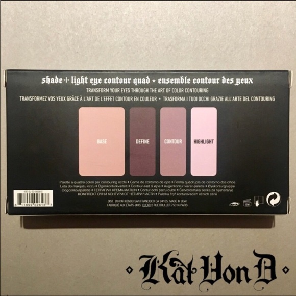 🖤NEW Kat Von D Shade + Light Eye Quad - Plum💜 - Picture 6 of 8